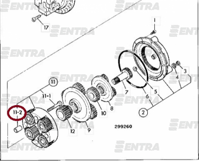 05/903829 втулка редуктора хода