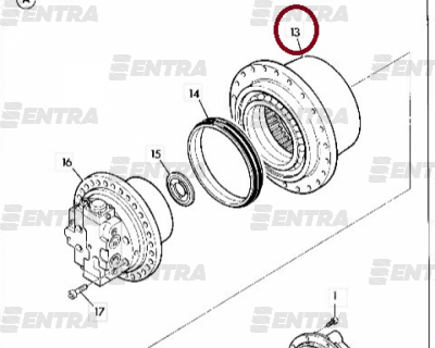 05/903830 корпус редуктора хода