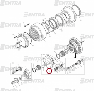 1.230-00015A водило планетарной передачи