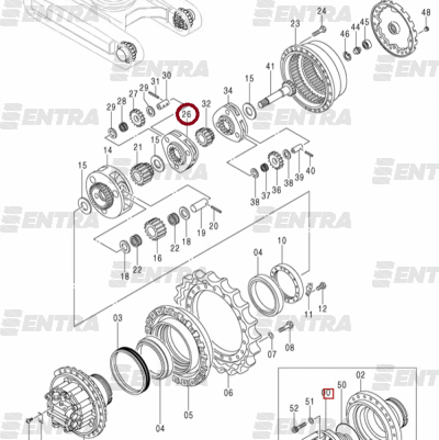 1022197 2-я планетарная передача