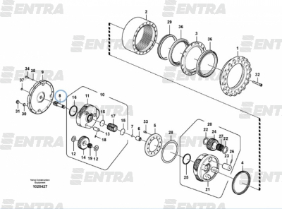 8230-33490 вал редуктора хода