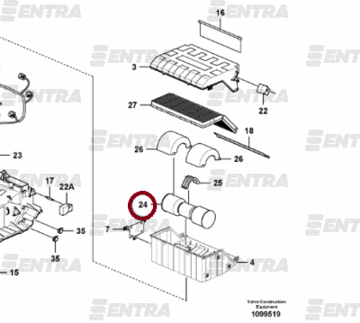 14576774 мотор печки