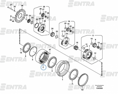 7117-34120 корончатая шестерня