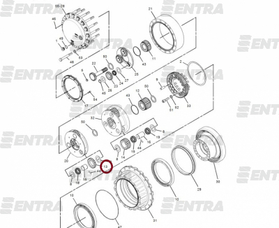169-5592 сателлит редуктора