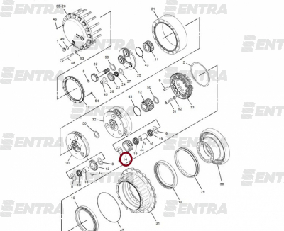 169-5593 сателлит редуктора