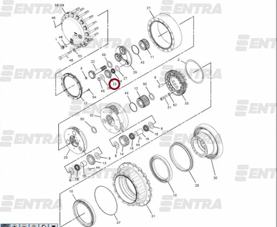 191-2684 сателлит редуктора