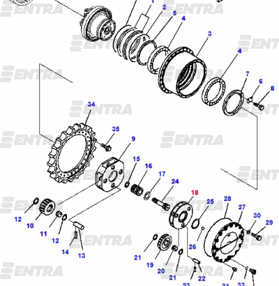 208-27-71160 водило 1-й передачи