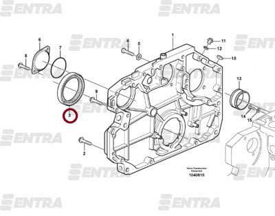 21486084 сальник коленвала