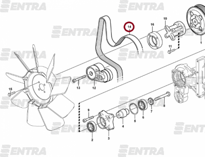 21620133 ремень приводной