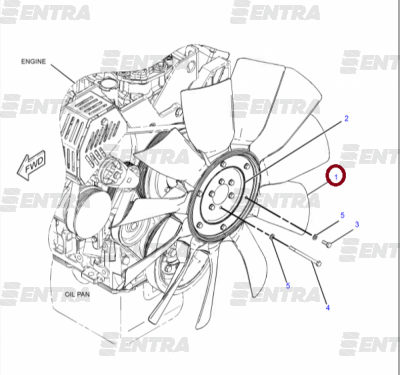 230-2892 крыльчатка вентилятора