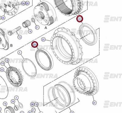 296-6220 подшипник редуктора