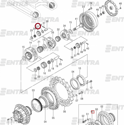 3094496 сателлит 2-й планетарной передачи