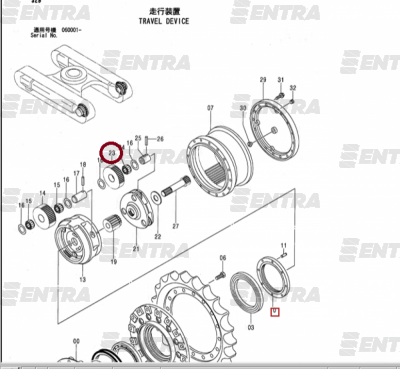 3094907 сателлит 1-й планетарной передачи