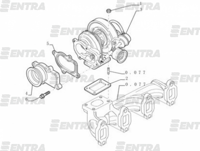HX25W (4042194) турбина