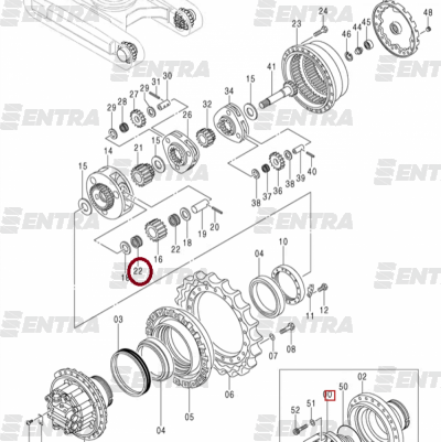 4445529 подшипник игольчатый