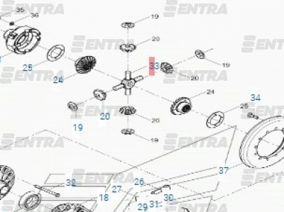 63A0031 крестовина дифференциала