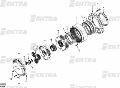 7117-38150 водило в сборе