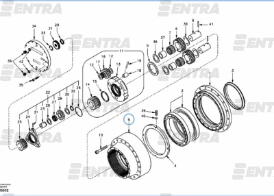 7117-38311 корончатая шестерня