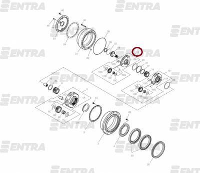 K1003027 1-я планетарная передача