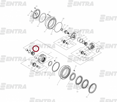 K9000794 шестерня солнечная