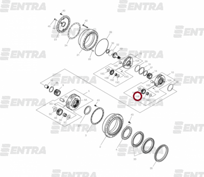K9000795 сателлит 2-й планетарной передачи