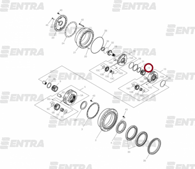 K9000798 шестерня солнечная