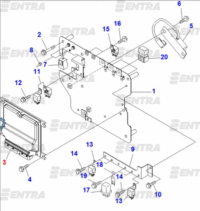 7835-46-1007 Kонтроллер гидравлики KOMATSU