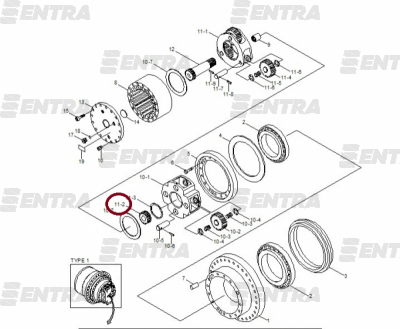 XKAQ-00235 шестерня солнечная