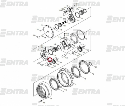 XKAQ-00974 2-я планетарная передача
