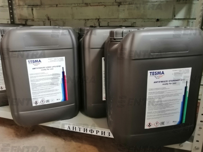 TESMA Antifreeze Standart  (G 11) ready for use, зеленый, 10 л, Россия