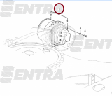 14694038 редуктор хода с мотором