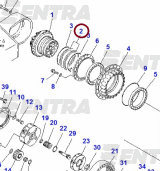 170-27-00025 уплотнение редуктора хода