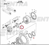 2047928 вал редуктора хода