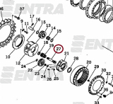 207-27-61110 вал редуктора