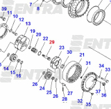 207-27-63110 вал планетарной передачи