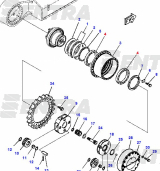 208-27-71210 подшипник редуктора хода