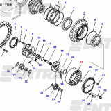 20Y-27-22151 корончатая шестерня