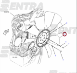 230-2892 крыльчатка вентилятора