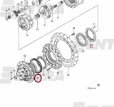 4634693 уплотнение редуктора хода