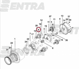 550/43634 сателлит редуктора хода