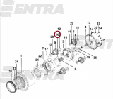 550/43635 палец редуктора хода
