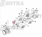 550/43655 подшипник редуктора хода