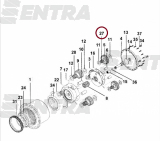 550/43656 игольчатый подшипник редуктора