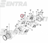 550/43657 игольчатый подшипник редуктора