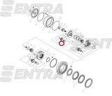 K1000720 подшипник 1-й планетарной передачи