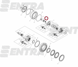 K9000802 вал редуктора хода
